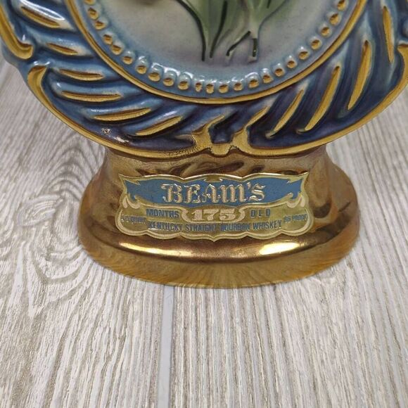 Jim Beam 1973 Tulip Kentucky Bourbon Whiskey 175 Month Decanter with Box Empty - Picture 4 of 11